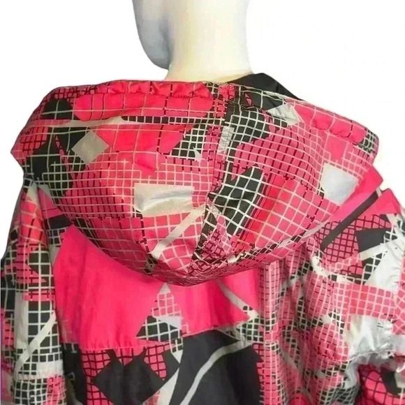 Nike Floral Full Zip Windrunner Jacket Womens Pink Size Large. - Picture 5 of 6